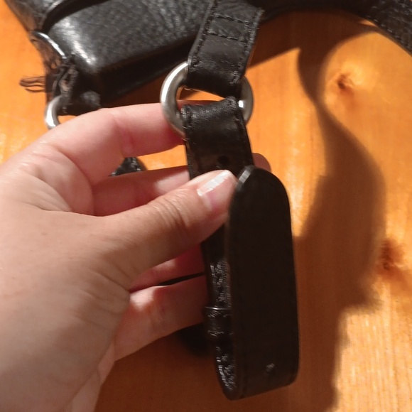 Cole Haan Black Leather Crossbody Bag - Picture 13 of 14